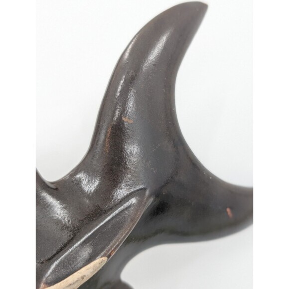 Pier 1 One Imports Hand Painted Fish Shaped Trinket Dish Bowl Tray Nautical 12" - Picture 6 of 11